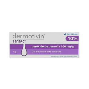 Tratamento Antiacne Dermotivin Benzac 10% Gel 60g