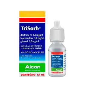 Trisorb Solução Oftálmica Lubrificante Estéril 15ml