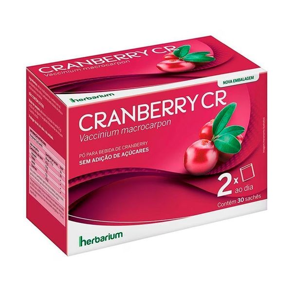 Pó para Bebida Cranberry CR 400mg Sem Açúcar 30 Sachês