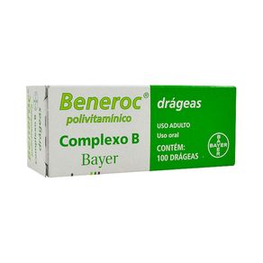 Polivitamínico Beneroc Complex B 100 Drágeas