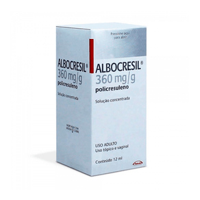 Albocresil 360mg/g Solução Concentrada 12ml