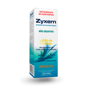 Zyxem 5mg/ml Solução Oral Gotas 20ml