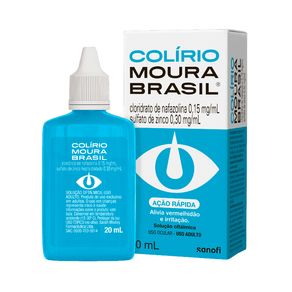 Colírio Moura Brasil Solução Oftálmica 20ml