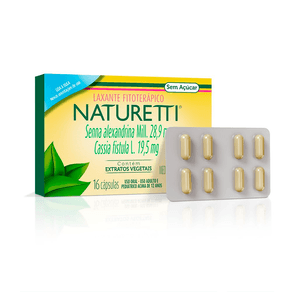 Laxante Fitoterápico Naturetti 16 Cápsulas