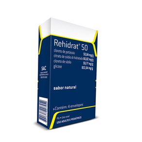 Rehidrat 50 em Pó 4 Envelopes 7,337g cada