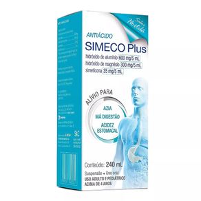 Simeco Plus suspensão oral sabor hortelã 240ml