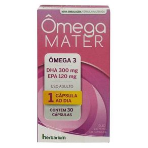 Ômega Mater 600mg com 30 cápsulas