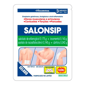 Emplastro Gelatinoso Salonsip 3 Unidades