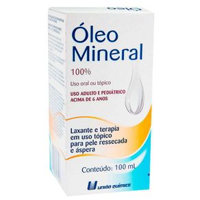 Óleo Mineral - União Química solução frasco com 100ml