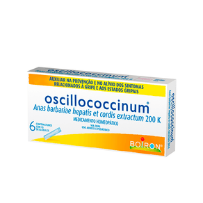 Oscillococcinum 200k 6 Tubos Glóbulos 1g