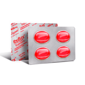 Ibuflex 400mg 4 Cápsulas Moles