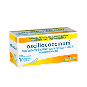 Oscillococcinum 200k 30 Tubos Glóbulos 1g