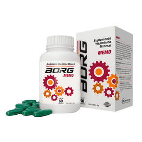 Suplemento Alimentar Borg Memo 60 Cápsulas