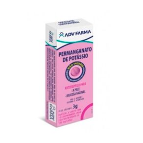 Permanganato de Potássio 100mg Adv farma 30 Comprimidos