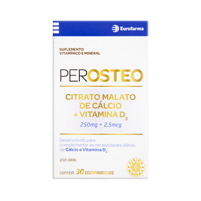 Suplemento Vitamínico Perosteo 30 Comprimidos