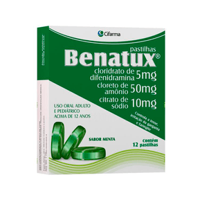 Benatux Menta 12 Pastilhas