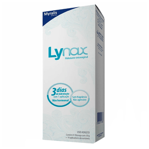 Hidratante Intravaginal Lynax 30g + 10 Aplicadores Descartáveis