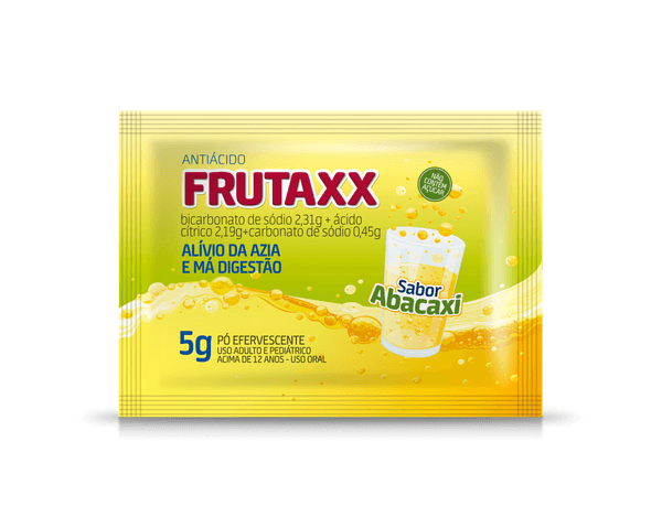 Antácido Frutaxx Pó Enfervescente Sabor Abacaxi 5g