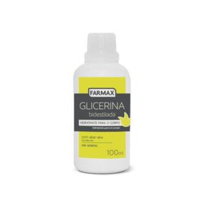 Glicerina bidestilada farmax com aloe vera 100ml