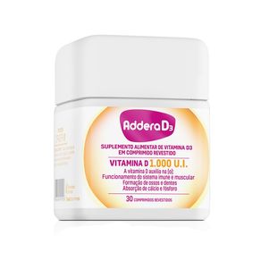 Addera D3 1.000UI 30 Comprimidos Revestidos