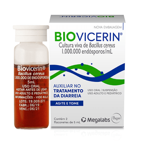 Biovicerin Suspensão Oral 2 Flaconetes de 5ml Cada