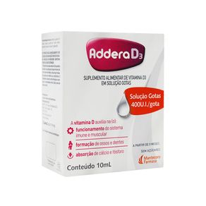 Addera D3 400UI Gotas 10ml