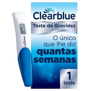 Teste de Gravidez Clearblue com Indicador de Semanas 1 Unidade