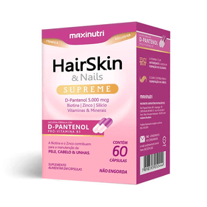 Suplemento Alimentar Hairskin & Nails Supreme 60 Cápsulas