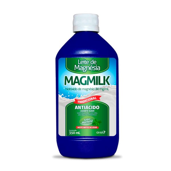 Leite de Magnésia Magmilk Sabor Hortelã 350ml
