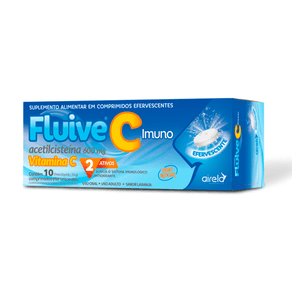 Fluive C Imuno Sabor Laranja 10 Comprimidos Efervescentes
