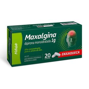 Maxalgina Enxaqueca 1g 20 Comprimidos