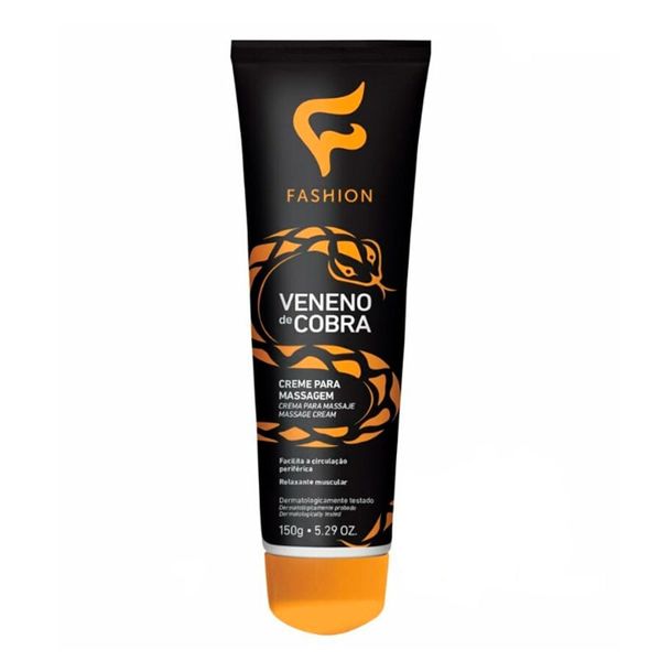 Creme para Massagem Fashion Veneno de Cobra 150g