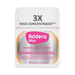Suplemento Alimentar Addera Max 30 Comprimidos Revestidos
