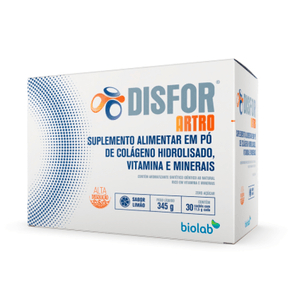 Suplemento Alimentar Disfor Artro Sabor Limão 30 Sachês 11,5g