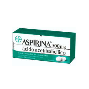 Aspirina 500mg 20 Comprimidos