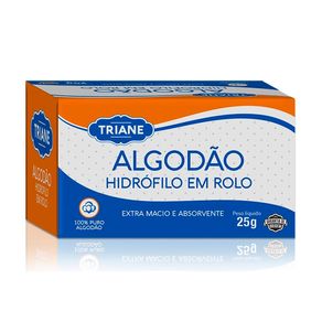 Algodão Hidrófilo em Rolo Triane 25g