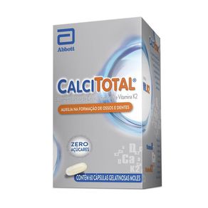 Suplemento Alimentar Calcitotal Abbott 60 Cápsulas Gelatinosas