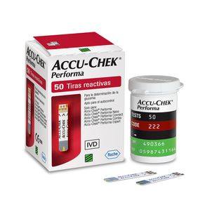Tira Teste Accu-Chek Performa 50 Unidades