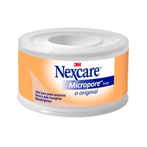 Fita Micropore Nexcare Bege - 25mm x 4,5m