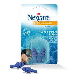 Protetor de Ouvido Nexcare 3M Silicone com 1 Par