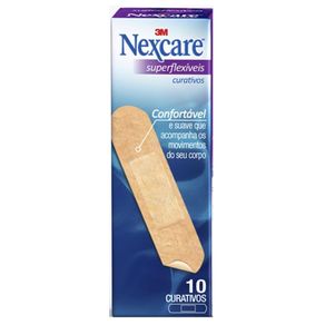 Curativos Nexcare Superflexíveis 10 Unidades