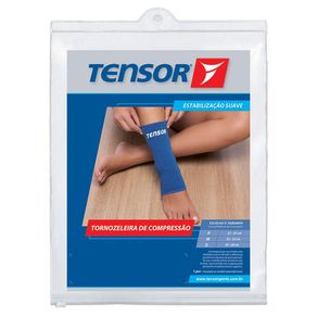 Tornozeleira de Compressão Tensor Branca P 1 Par