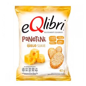 Snack EQlibri Panetini Sabor Queijo Suave 40g
