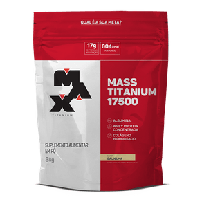 Mass 17500 Max Titanium Baunilha 3kg