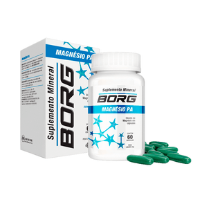 Suplemento Mineral Borg Magnésio PA 60 Cápsulas