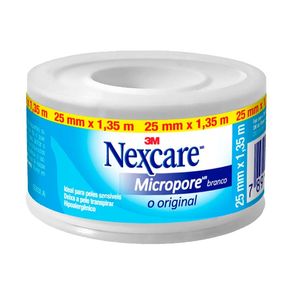 Fita Micropore Nexcare Branco 25mm X 1,35m