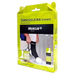 Tornozeleira Mercur Esporte Tamanho M Cor Preta 1 Unidade