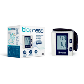 Medidor Digital De Pressão Biopress Punho MP050 1 Unidade