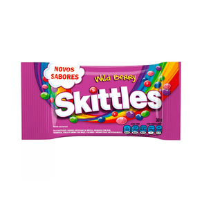 Balas Mastigáveis Skittles Wild Berry 38g