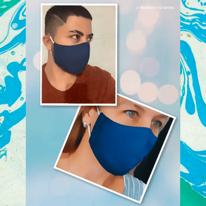 Máscara Jeans Lavável 1 Unidade